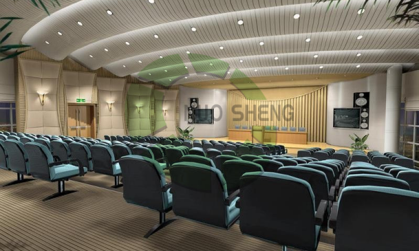 佛山新城會議室（shì）工程_木製吸音板