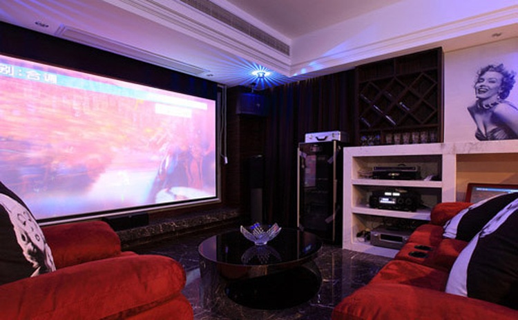 安徽六安影音室纖維吸音板聲學工程-1