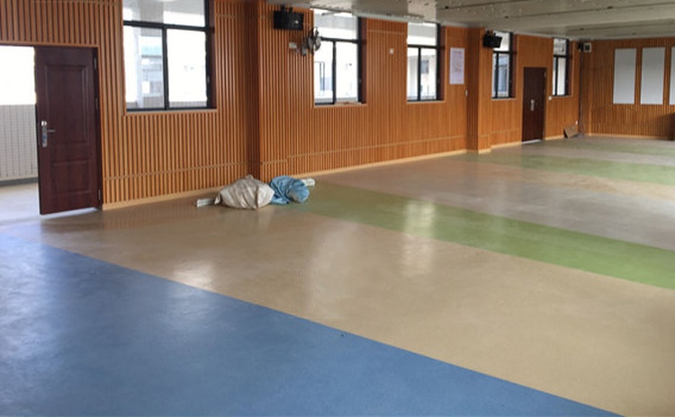 湖北黃石學校舞蹈室槽（cáo）木吸音板（bǎn）聲學工程-1