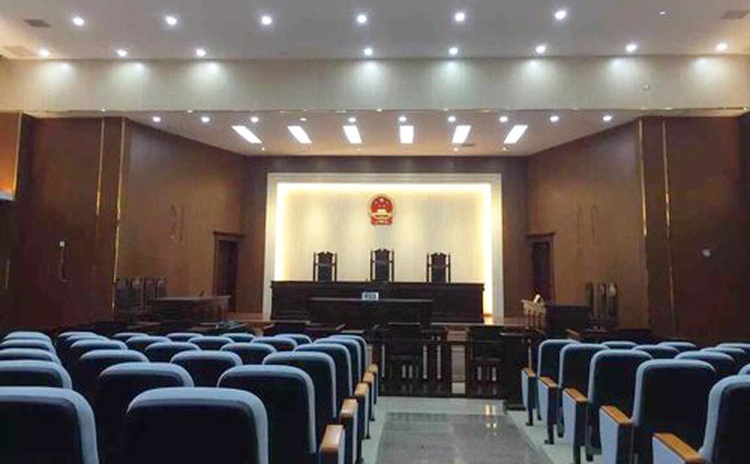 四川自貢法院中纖密度（dù）吸音板聲學工程-1