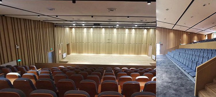 廣西（xī）百色學校（xiào）多功能廳陶（táo）鋁（lǚ）吸（xī）音板聲學工程-2