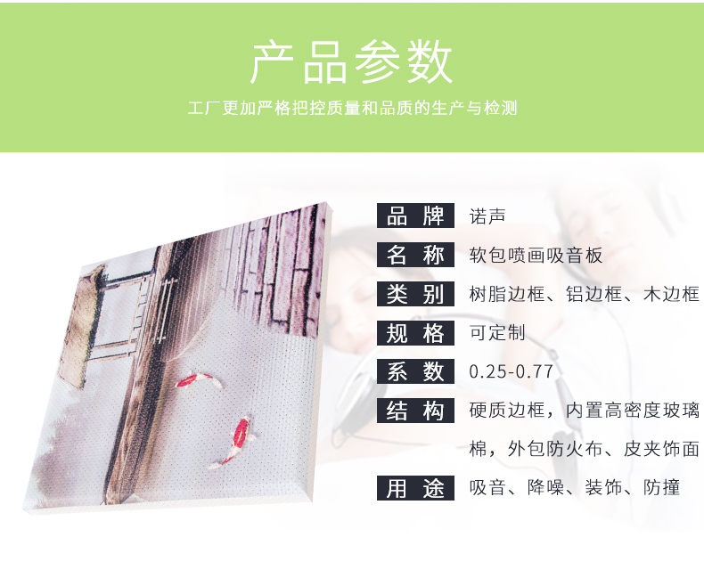 吸聲畫參數 吸聲(shēng)畫參數
